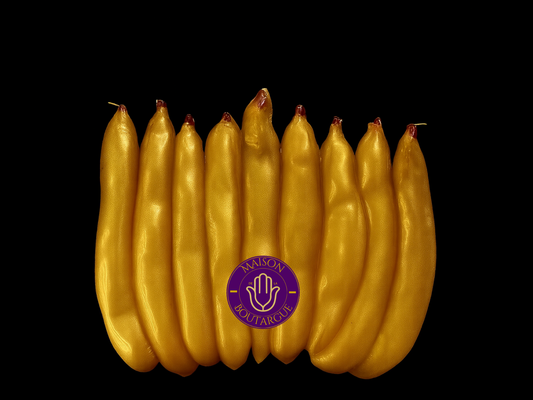 Hanoukia en boutargue – Cire d’abeille dorée (Édition Prestige)